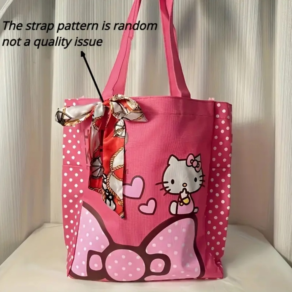 NIP! Hello Kitty Pink Tote Bag with Purse Scarf!